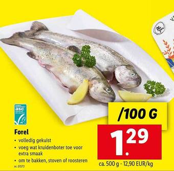 Lidl Forel aanbieding