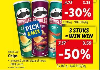Lidl Pringles chips aanbieding