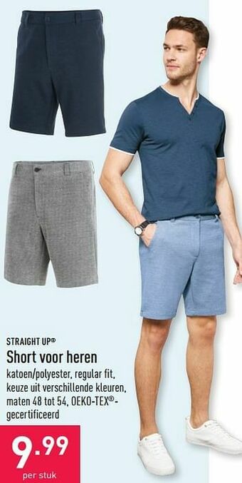 ALDI Short voor heren aanbieding