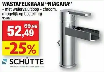 Wastafelkraan niagara