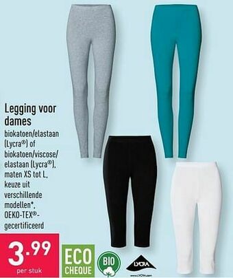 ALDI Legging voor dames aanbieding
