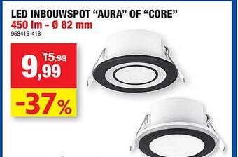 Hubo Led inbouwspot aanbieding