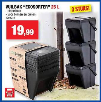 Hubo Vuilbak aanbieding