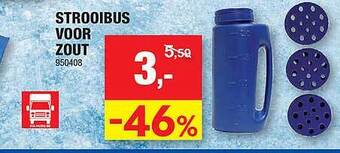 Hubo Strooibus voor zout aanbieding