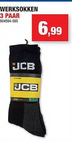 Jcb werksokken 3 paar
