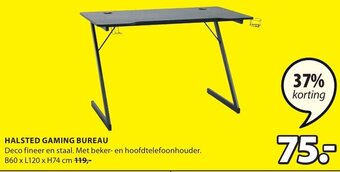 Jysk Halsted Gaming Bureau aanbieding
