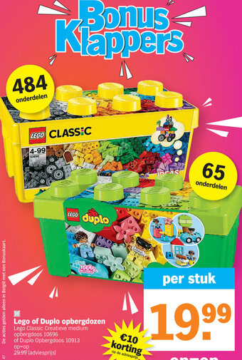 Lego of Duplo Opbergdozen