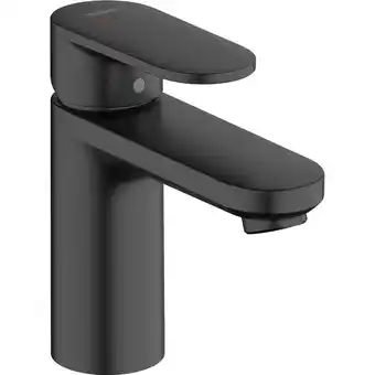 Sawiday Hansgrohe vernis blend wastafelkraan 108 coolstart met waste mat zwart aanbieding