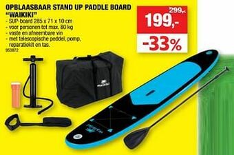 Opblaasbaar stand up paddle board waikiki