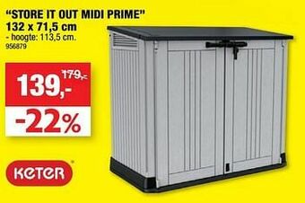 Hubo Store it out midi prime aanbieding