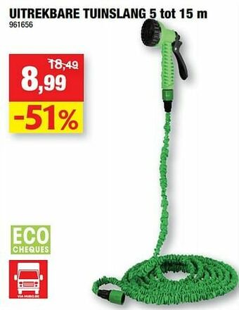 Hubo Uitrekbare tuinslang aanbieding