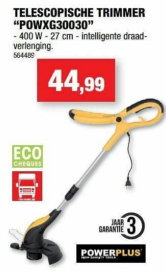 Hubo Powerplus telescopische trimmer powxg30030 aanbieding