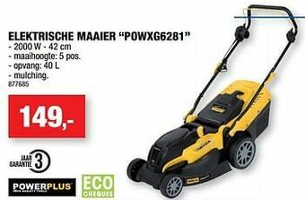 Powerplus elektrische maaier powxg6281