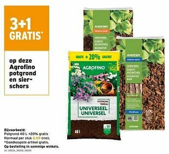 GAMMA Potgrond aanbieding