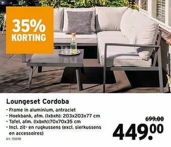 Loungeset cordoba