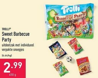 ALDI Sweet barbecue party aanbieding