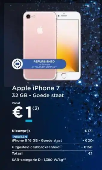 Apple iPhone 7 32GB - Goede Staat
