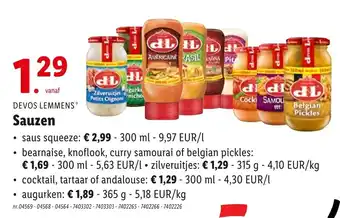 Lidl Devos Lemmens Sauzen aanbieding