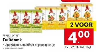 Appelsientje Fruitdrank