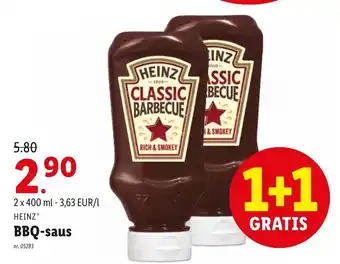 Lidl Heinz BBQ-saus aanbieding