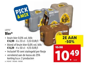 Lidl Leffe Bier aanbieding
