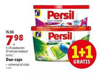 Lidl Persil Duo-caps aanbieding