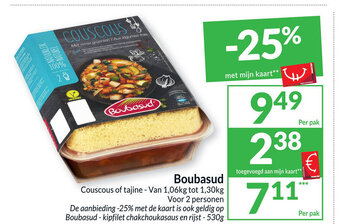 Intermarché Boubasud Couscous of Tajine aanbieding