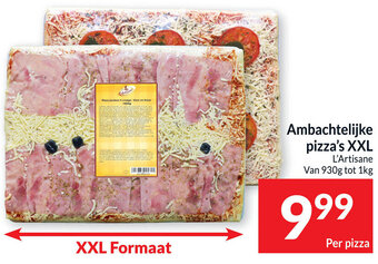 Intermarché Ambachtelijke Pizza's XXL aanbieding