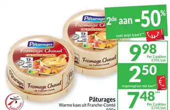 Intermarché Paturafes Warme Kaas Uit Franche - Comte 500g aanbieding