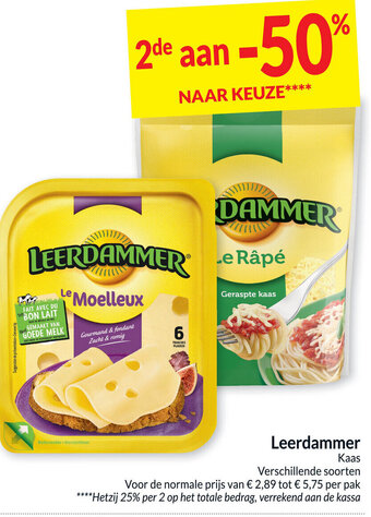 Intermarché Leerdammer Kaas aanbieding