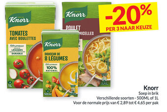 Knorr Soep in Brik