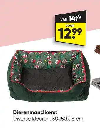 Dierenmand kerst