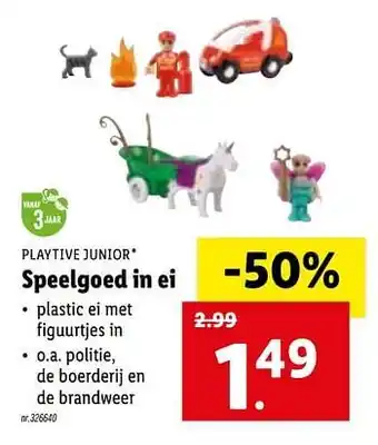 Lidl Speelgoed in ei aanbieding