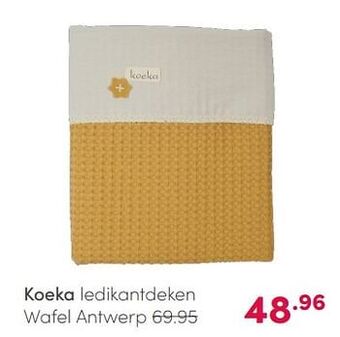 Baby & Tiener Koeka ledikantdeken wafel antwerp aanbieding