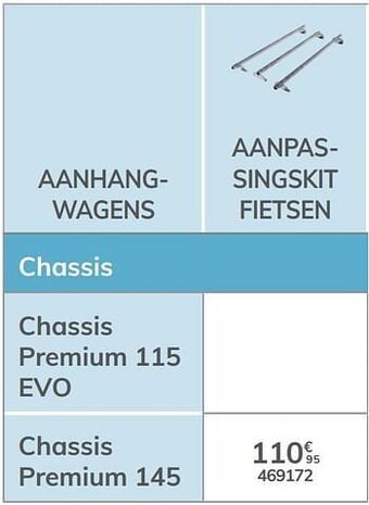 Auto5 Aanpassingskit fietsen chassis premium 145 aanbieding