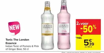 Carrefour Tonic the london essence 2x50cl aanbieding