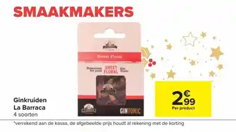 Carrefour Ginkruiden la barraca per product aanbieding