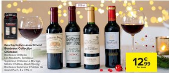 Carrefour Geschenkdoos assortiment bordeaux collection chateaux aanbieding