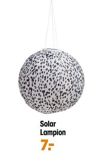 Solar lampion