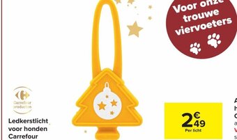 Carrefour Ledkerstlicht voor Honden Carrefour aanbieding