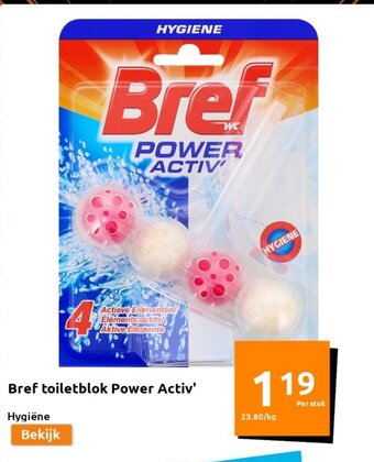Action Bref Toiletblok Power Activ aanbieding