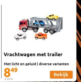 Action Vrachtwagen met Trailer aanbieding