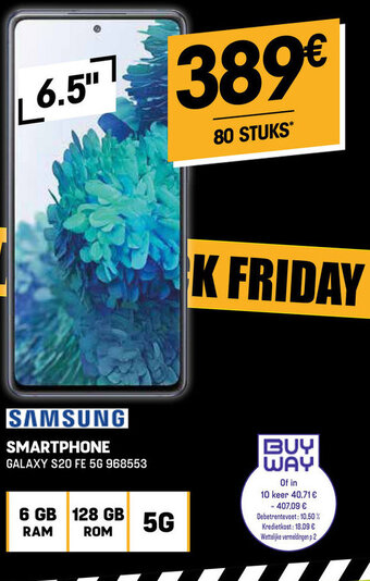 Electro Depot Samsung Smartphone Galaxy S20 FE 5G 968553 aanbieding