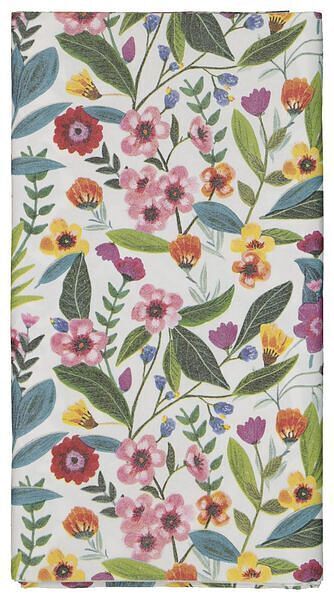 HEMA Tafelkleed - 138 X 220 - Papier - Bloemen