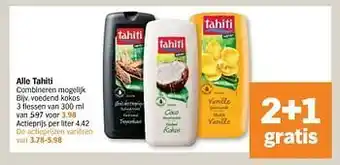 Albert Heijn Tahiti voedend kokos 300 ml aanbieding
