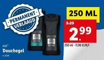 Lidl Douchegel 250 ml aanbieding