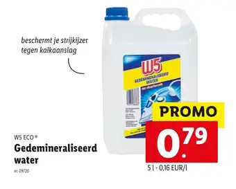 W5 Eco Gedemineraliseerd water