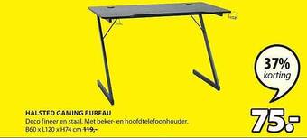 Jysk Halsted gaming bureau aanbieding