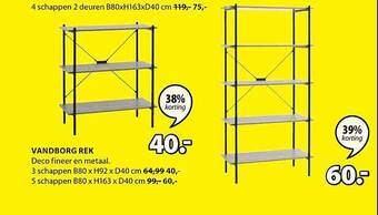 Jysk Vandborg rek aanbieding