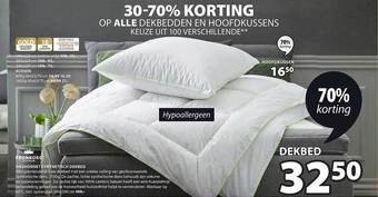 Jysk Okshornet synthetisch dekbed aanbieding